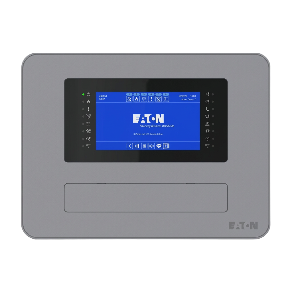 Eaton xDetect Mini addressable fire panel with touchscreen display